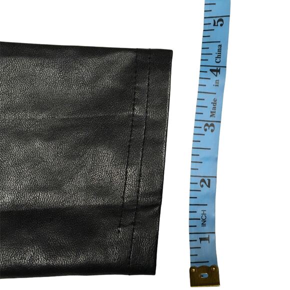 Aritzia Wilfred Free Daria Faux Leather Leggings Womens S Blogger Favorite Pants - Picture 7 of 10
